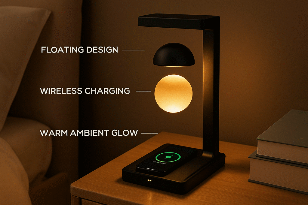 Wireless Charging Table Lamp