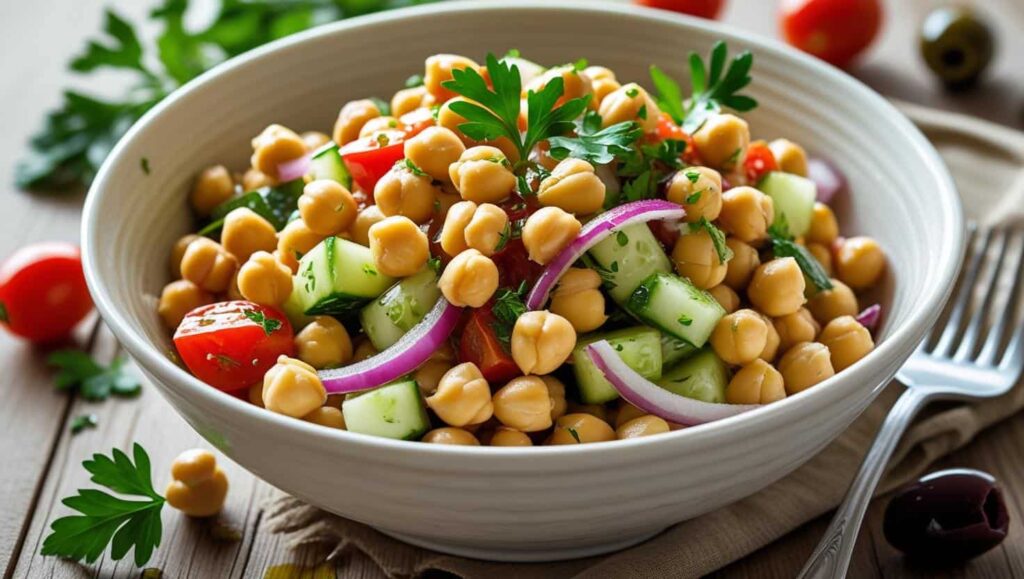 Mediterranean Chickpea Salad